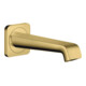 hansgrohe Wanneneinlauf Axor Citterio E Ausladung 181mm, polished gold optic-1