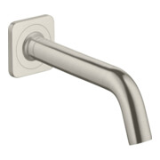 hansgrohe Wanneneinlauf Axor Citterio M Ausladung 182mm, Edelstahl-Optik