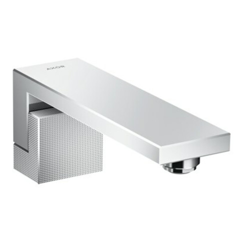 hansgrohe Wanneneinlauf Axor Edge A 190mm, Wandmont., Diamantschl., chr