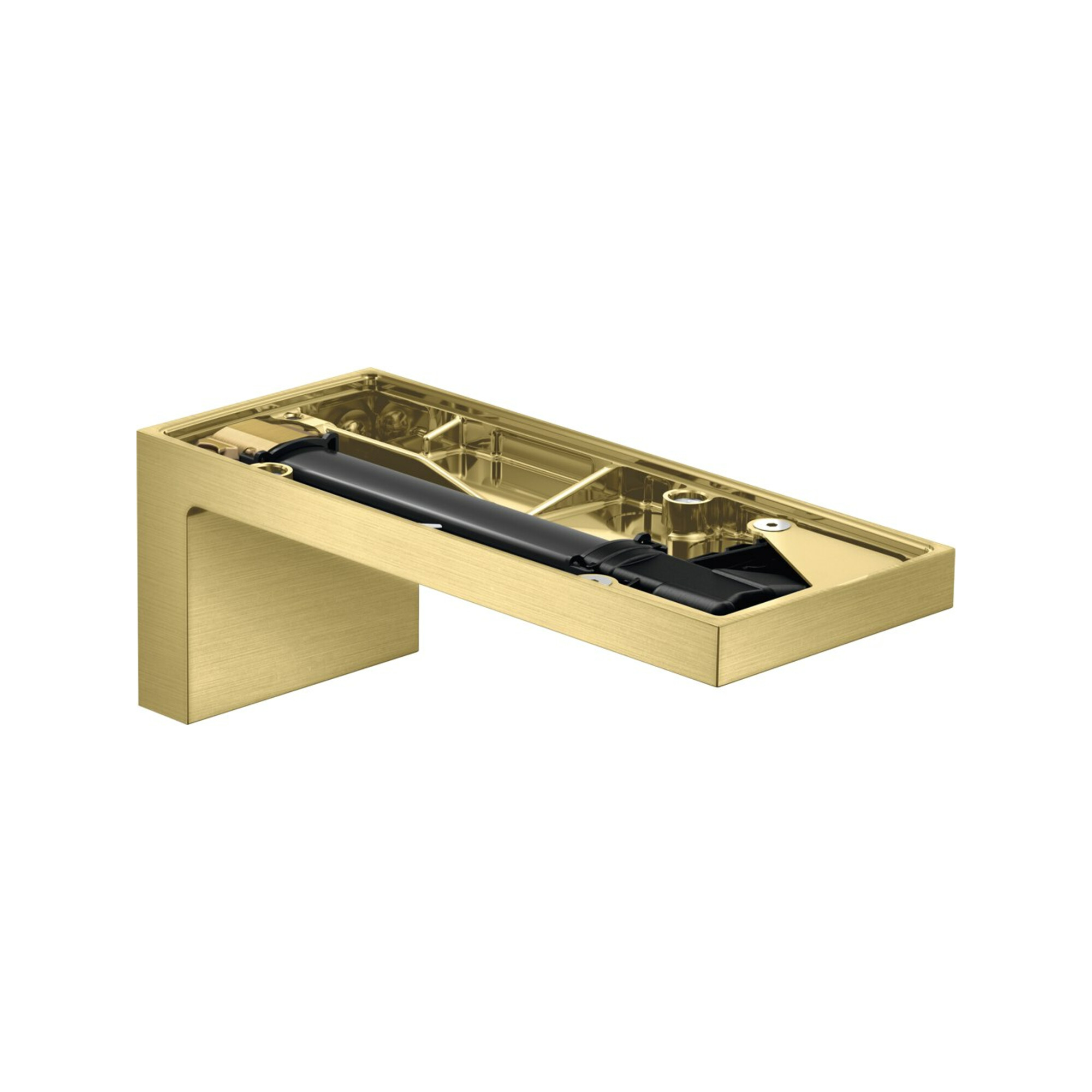 hansgrohe Wanneneinlauf Axor MyEdition A 176mm, Wandmont., o. Pl., brush. br