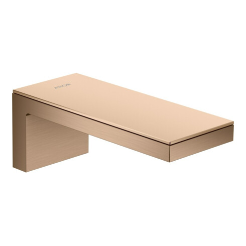 hansgrohe Wanneneinlauf Axor MyEdition A 176mm, Wandmont., o. Pl., brush. r gol