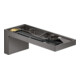 hansgrohe Wanneneinlauf Axor MyEdition A 176mm, Wd, o. Pl., brush. bla vc-1