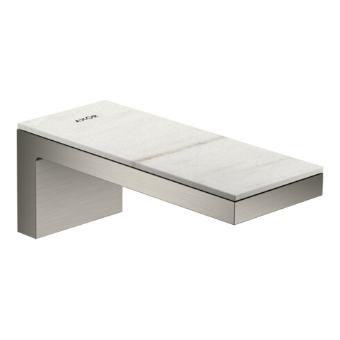 hansgrohe Wanneneinlauf Axor MyEdition A 176mm, Wd, o. Pl., Edelstahl-Optik