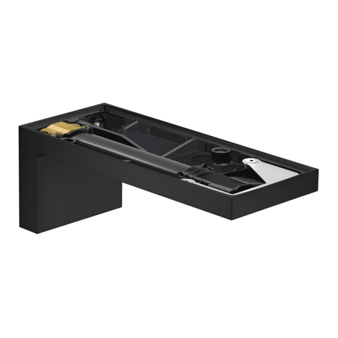 hansgrohe Wanneneinlauf Axor MyEdition Ausl. 176mm, Wandmont., o. Pl., matt-sw