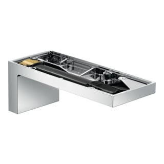hansgrohe Wanneneinlauf Axor MyEdition Ausl. 176mm, Wandmont., o. Platte, chrom