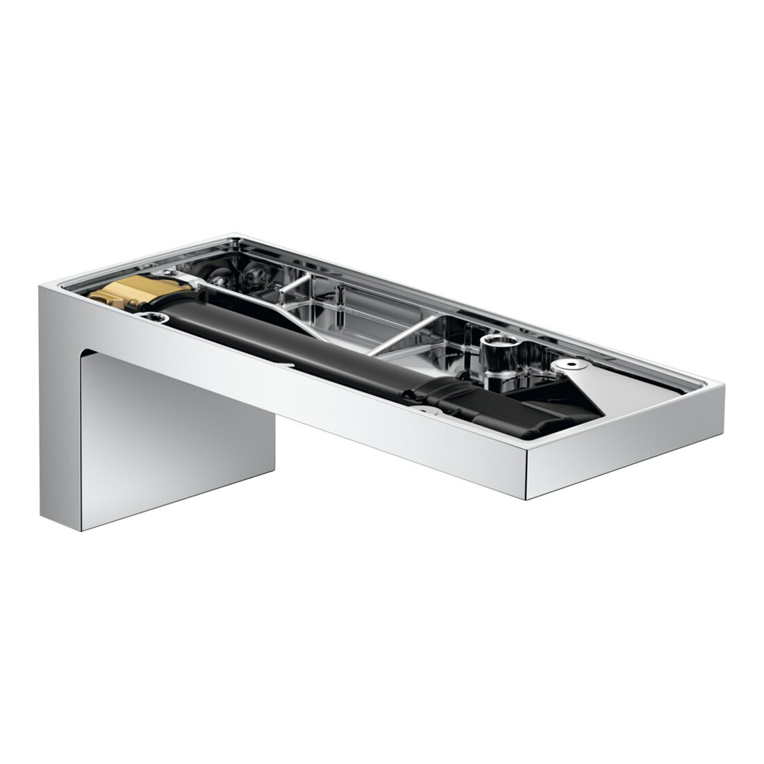 hansgrohe Wanneneinlauf Axor MyEdition Ausl. 176mm, Wandmont., o. Platte, chrom
