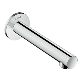 hansgrohe Wanneneinlauf Axor Uno Ausl. 175mm, ger, m Ros., Wandmont., chr