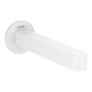 hansgrohe Wanneneinlauf Finoris Wandmontage, Ausladung 174mm, mattweiß