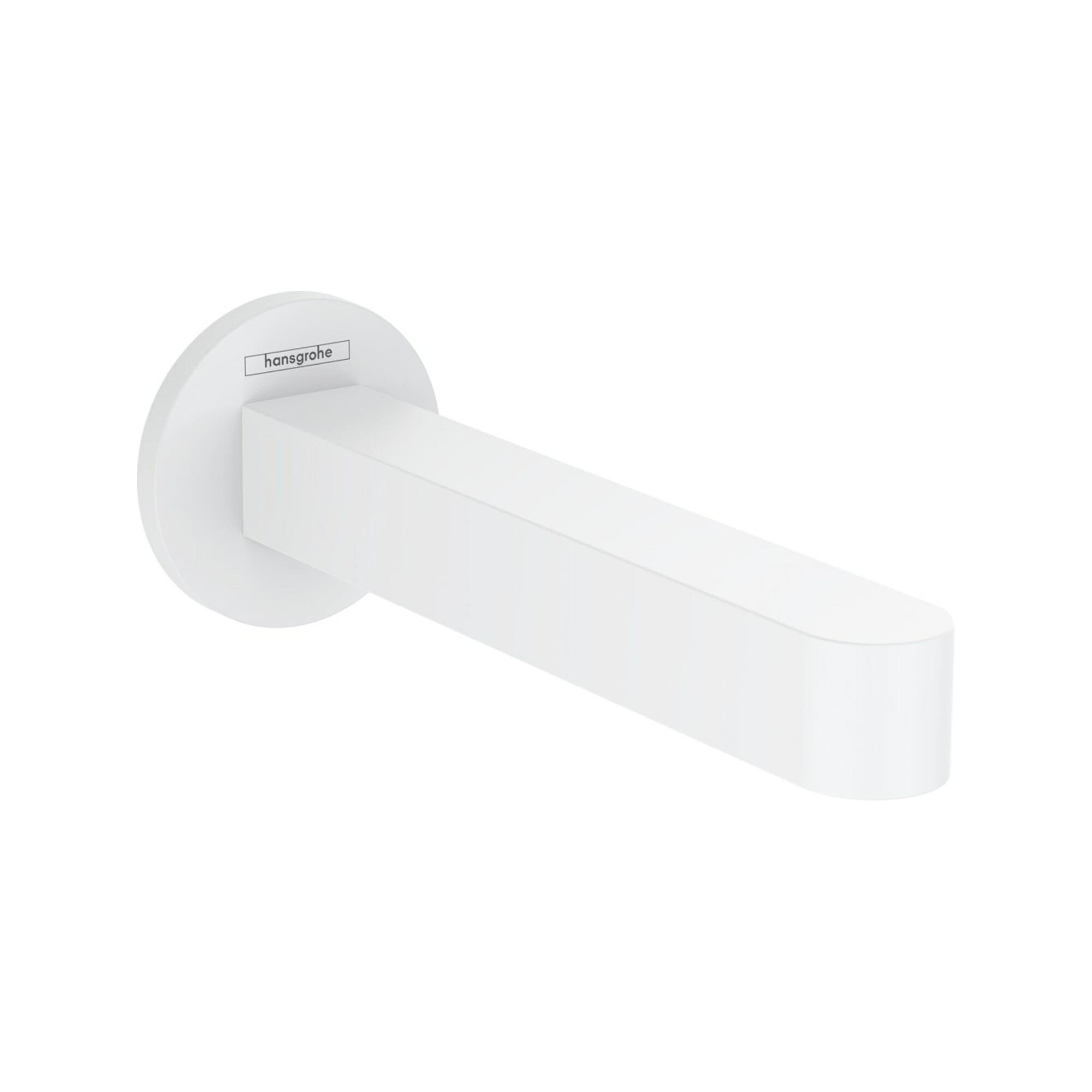 hansgrohe Wanneneinlauf Finoris Wandmontage, Ausladung 174mm, mattweiß