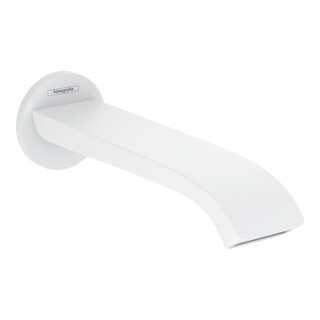 hansgrohe Wanneneinlauf Vivenis Wandmontage, Ausladung 202mm, mattweiß