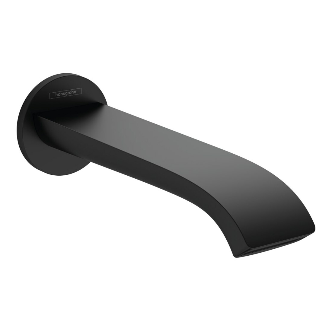 hansgrohe Wanneneinlauf Vivenis Wd-mont., Ausladung 202mm, schwarz matt