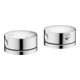 hansgrohe Wannenrandarmatur 2-Loch Axor One Thermostat chrom