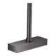 hansgrohe Wannenrandset Axor Edge mit sBox, polished black chrome-1