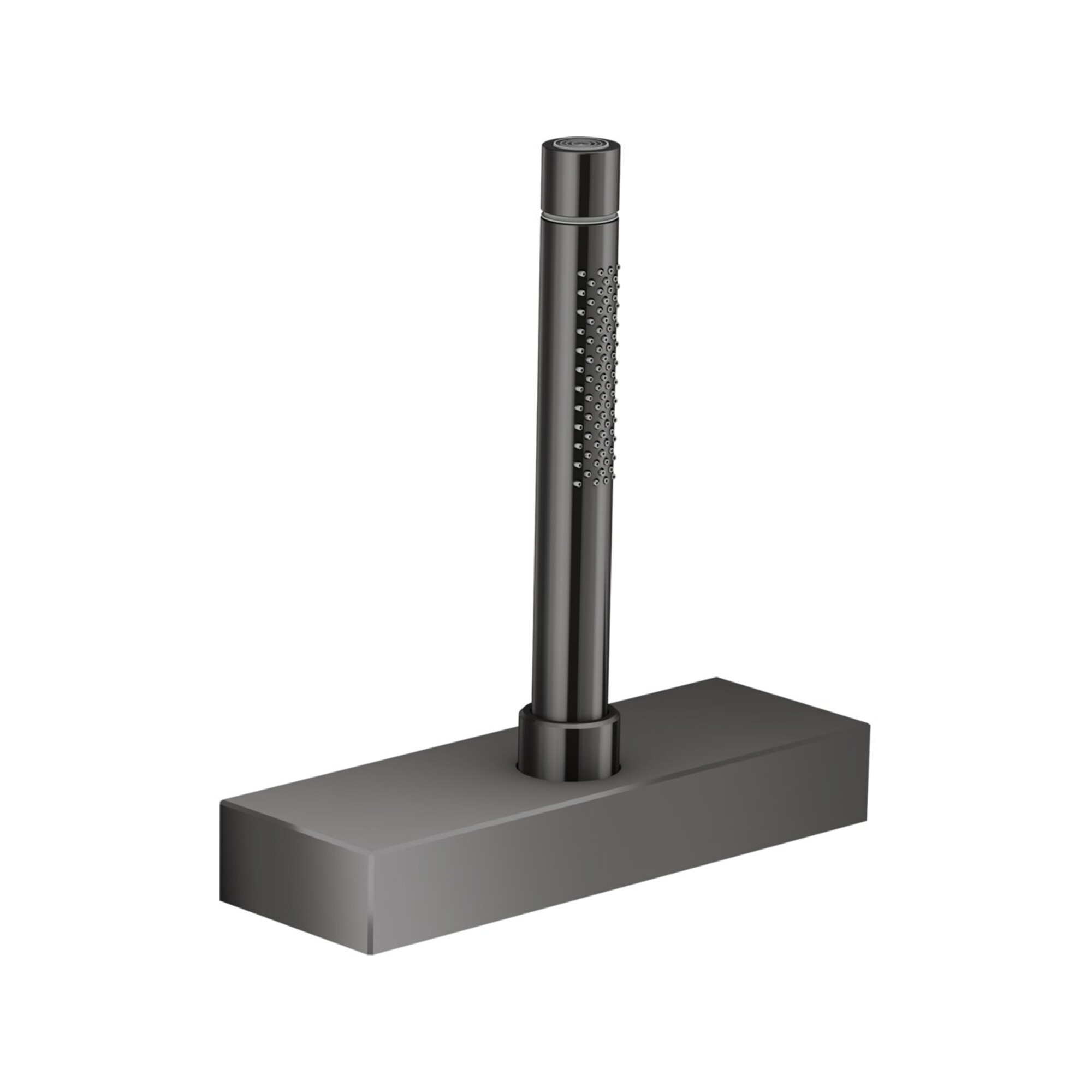hansgrohe Wannenrandset Axor Edge mit sBox, polished black chrome