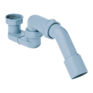 hansgrohe Wannensiphon G 1 1/2x40/50mm, PE-Verschraubung