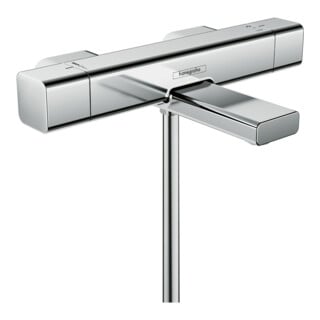 hansgrohe Wannenthermostat Ecostat E 306x204mm, AP, 2 Verb, Ausl. 183mm, chr