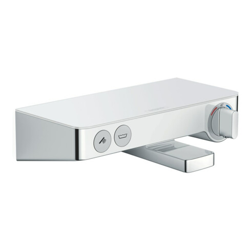 hansgrohe Badewannenthermostat ShowerTablet Sel. 300 300x160mm, AP, 2 Verb, A 192mm, we/vc