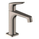 hansgrohe Waschtisch-Einhebelmischer 100 Axor Citterio M A 128mm, m Zugst.Abl.Gar., Edelstahl-Optik-1