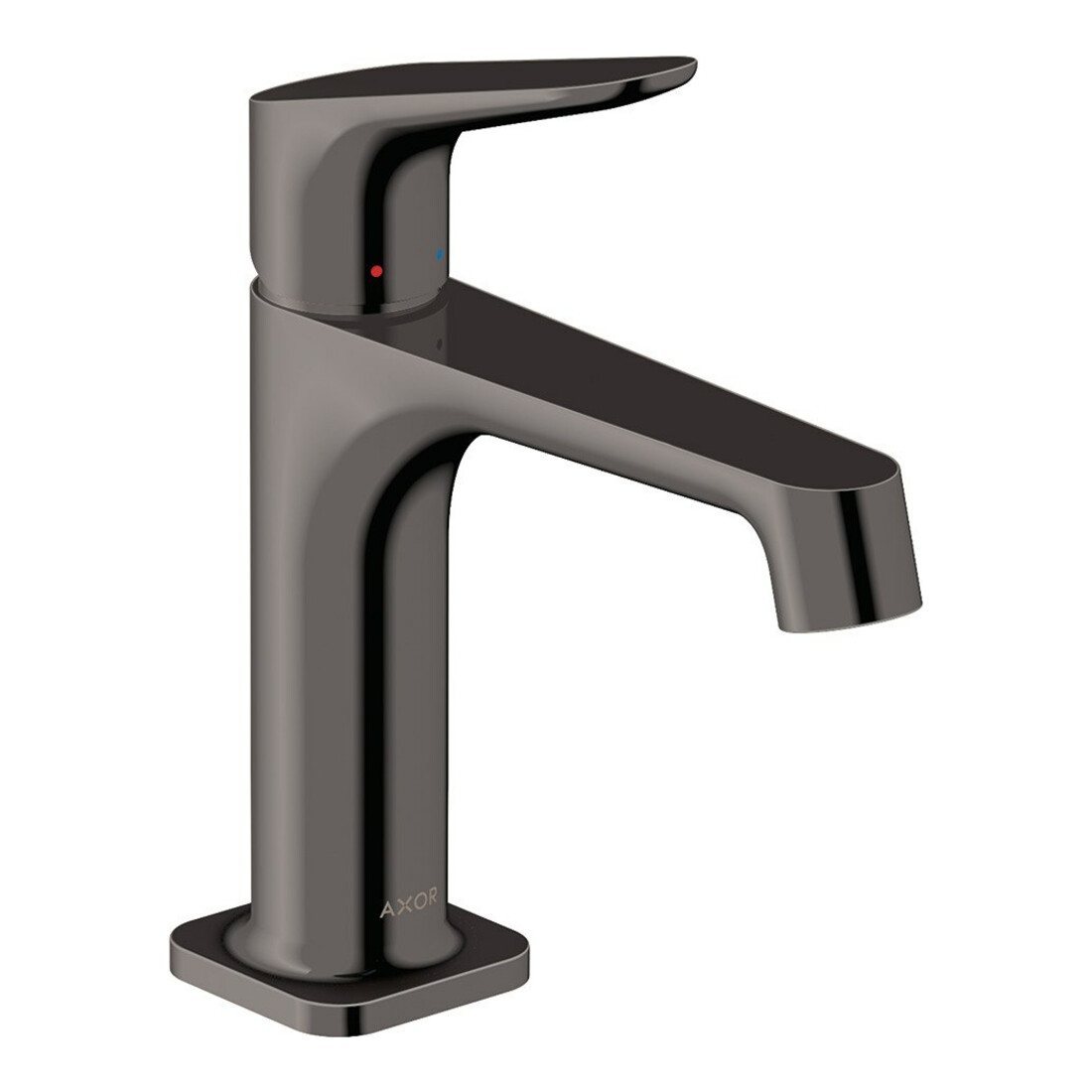 hansgrohe Waschtisch-Einhebelmischer 100 Axor Citterio M A 128mm, m Zugst.Abl.Gar., pol. bla vc