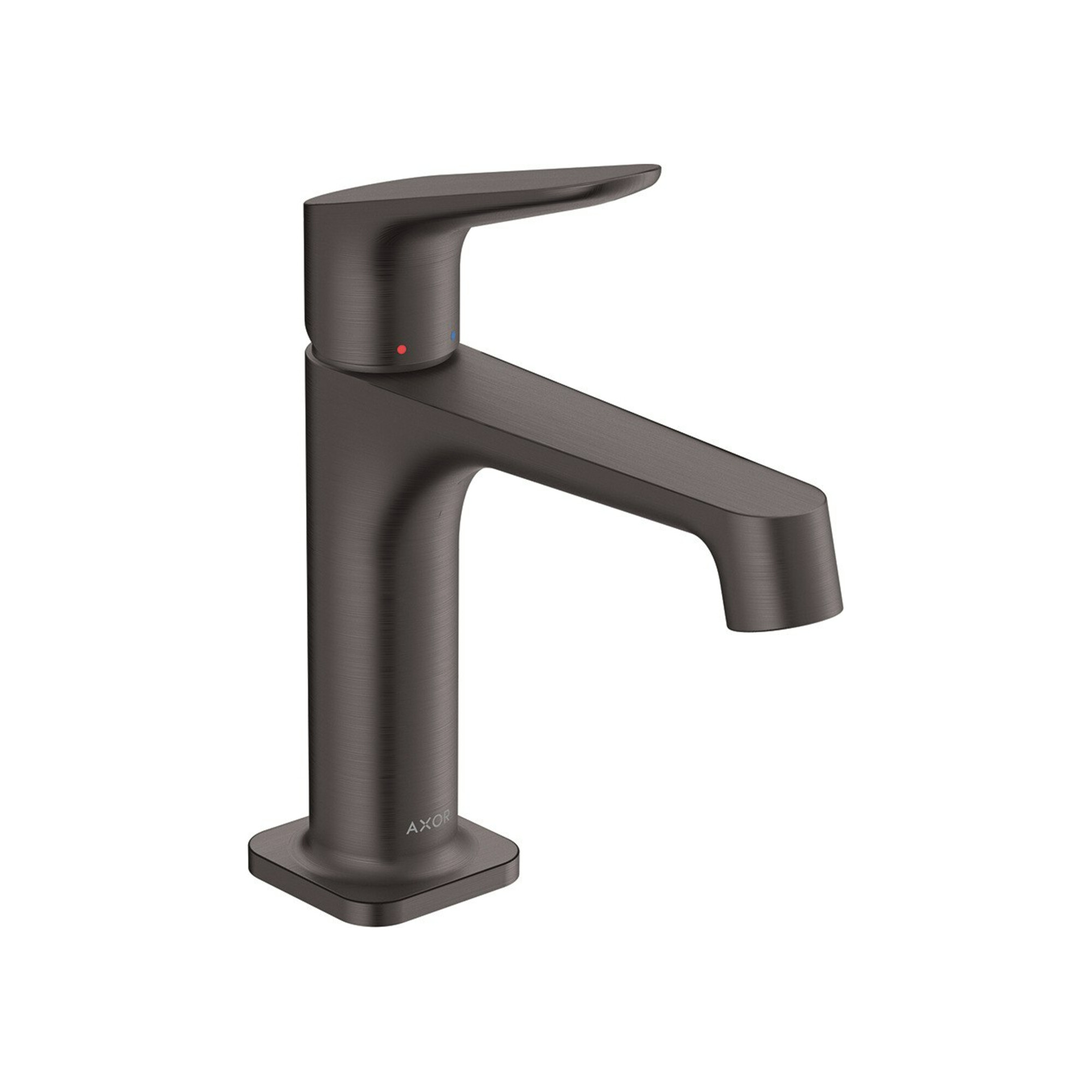 hansgrohe Waschtisch-Einhebelmischer 100 Axor Citterio M A 128mm, unver Abl.garn, brush. bla vc