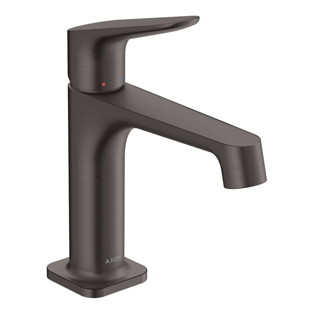 hansgrohe Waschtisch-Einhebelmischer 100 Axor Citterio M A 128mm, unver Abl.garn, brush. bla vc