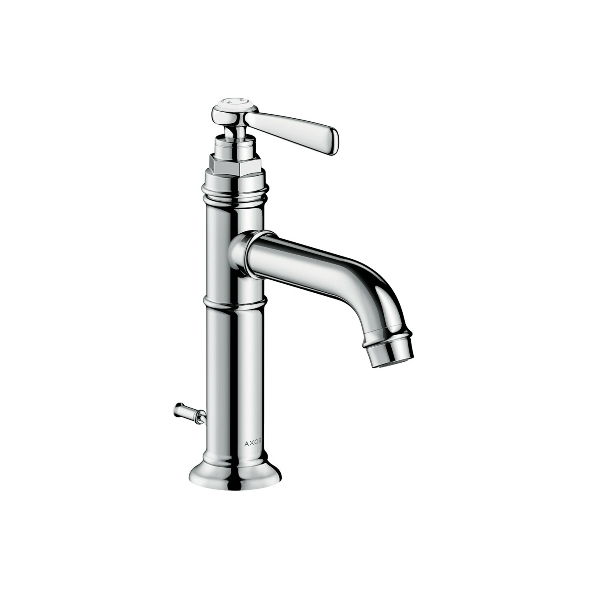 hansgrohe Waschtisch-Einhebelmischer 100 Axor Montreux A 142mm, m Zugst.Abl.Gar., brush. ni.