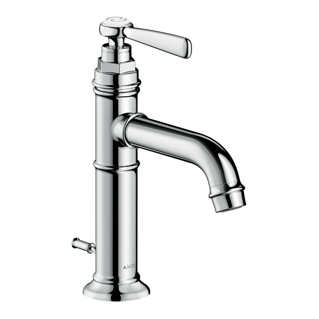 hansgrohe Waschtisch-Einhebelmischer 100 Axor Montreux A 142mm, m Zugst.Abl.Gar., brush. ni.