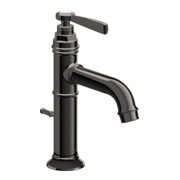 hansgrohe Waschtisch-Einhebelmischer 100 Axor Montreux A 142mm, m Zugst.Abl.Gar., pol. bla vc