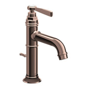hansgrohe Waschtisch-Einhebelmischer 100 Axor Montreux A 142mm, m Zugst.Abl.Gar., pol. r gol