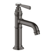 hansgrohe Waschtisch-Einhebelmischer 100 Axor Montreux A 142mm, unver Abl.garn, brush. bla vc