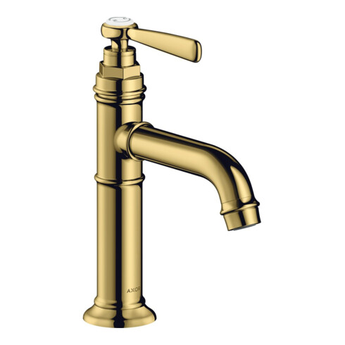 hansgrohe Waschtisch-Einhebelmischer 100 Axor Montreux A 142mm, unver Abl.garn, pol. gol opt