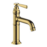 hansgrohe Waschtisch-Einhebelmischer 100 Axor Montreux A 142mm, unver Abl.garn, pol. gol opt
