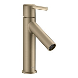 hansgrohe Waschtisch-Einhebelmischer 100 Axor Starck A 103mm, m HG, unver Abl., brush. ni.