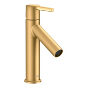 hansgrohe Waschtisch-Einhebelmischer 100 Axor Starck A 103mm, m HG, unver Abl.garn, brush. br