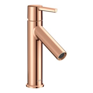 hansgrohe Waschtisch-Einhebelmischer 100 Axor Starck A 103mm, m HG, unver Abl., pol. r gol