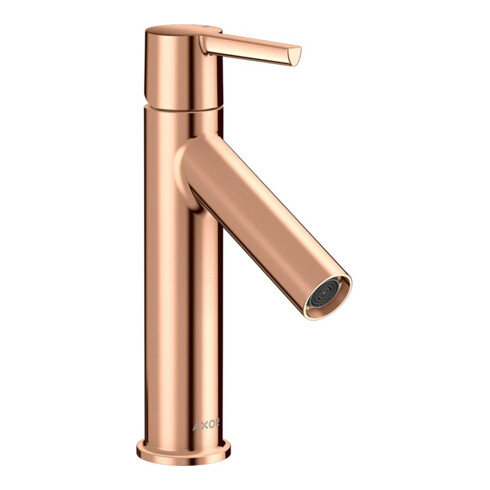 hansgrohe Waschtisch-Einhebelmischer 100 Axor Starck A 103mm, m HG, unver Abl., pol. r gol