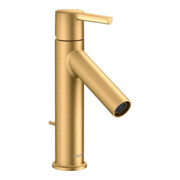 hansgrohe Waschtisch-Einhebelmischer 100 Axor Starck A 103mm, m HG, Zugst.Abl.Gar., brush. br