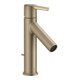 hansgrohe Waschtisch-Einhebelmischer 100 Axor Starck A 103mm, m HG, ZugstAblGar, brush. ni.-1