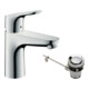 hansgrohe Waschtisch-Einhebelmischer 100 Focus CoolSt m ZugstAblGar, KW i Mittelstel., chr
