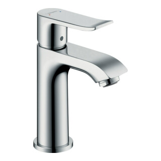 hansgrohe Waschtisch-Einhebelmischer 100 Metris m Zugst.Abl.Gar., f HWB, chrom