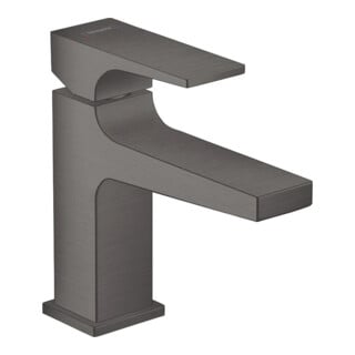 hansgrohe Waschtisch-Einhebelmischer 100 Metropol m HG, Pus-Op-Abl, A 127mm, brush. bla vc