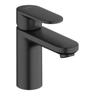hansgrohe Waschtisch-Einhebelmischer 100 Vernis Blend CoolSt m Zugstangen-Ablaufgarnitur, mattschwarz