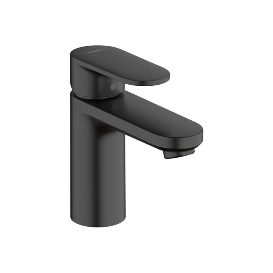 hansgrohe Waschtisch-Einhebelmischer 100 Vernis Blend CoolSt m Zugstangen-Ablaufgarnitur, mattschwarz
