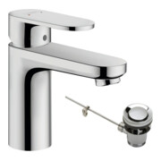 hansgrohe Waschtisch-Einhebelmischer 100 Vernis Blend m Met.-Zugstangen-Ablaufgarnitur, chrom-4