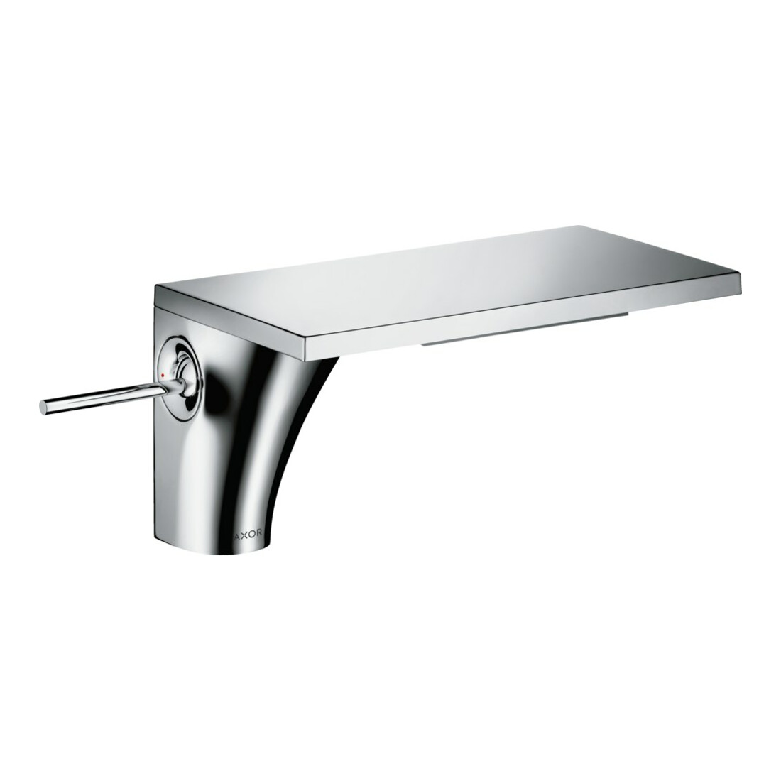 hansgrohe Waschtisch-Einhebelmischer 110 Axor Massaud A 100mm, unver Abl.garn, brush. bla vc
