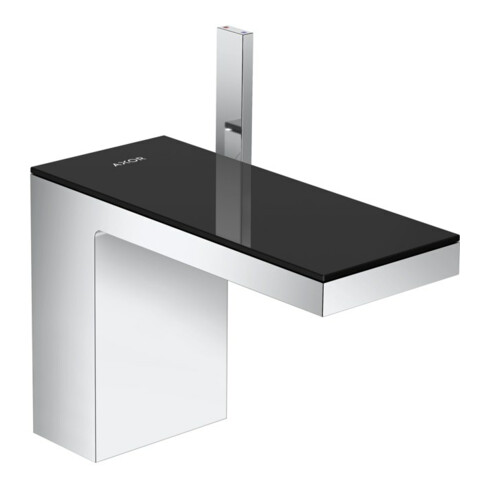 hansgrohe Waschtisch-Einhebelmischer 110 Axor MyEdition A 150mm, m Pus-Op-Abl, m Pl, cr/Schw.-gl