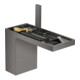 hansgrohe Waschtisch-Einhebelmischer 110 Axor MyEdition A 150mm, m Pus-Op-Abl, o Pl, b bla vc-1