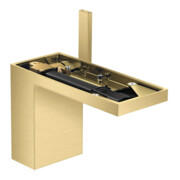 hansgrohe Waschtisch-Einhebelmischer 110 Axor MyEdition A 150mm, m Pus-Op-Abl, o Pl, b gol opt