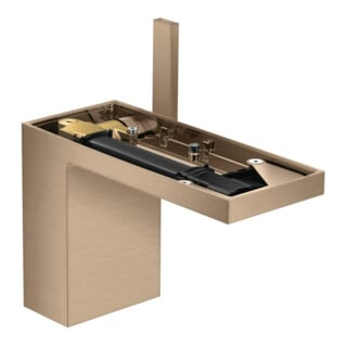 hansgrohe Waschtisch-Einhebelmischer 110 Axor MyEdition A 150mm, m Pus-Op-Abl, o Pl, b r gol