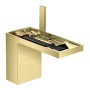 hansgrohe Waschtisch-Einhebelmischer 110 Axor MyEdition A 150mm, m Pus-Op-Abl, o. Pl., brush. br